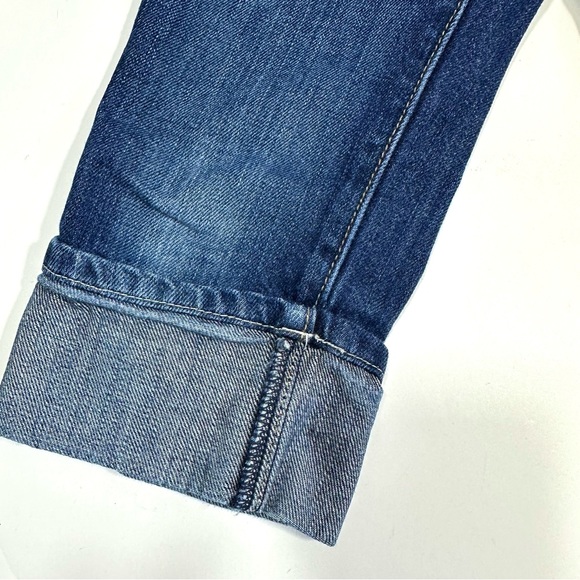 Set of 2 - Old Navy & Arizona Jean Co Girls Size 7 Blue Denim Capri Jeans - Picture 4 of 16